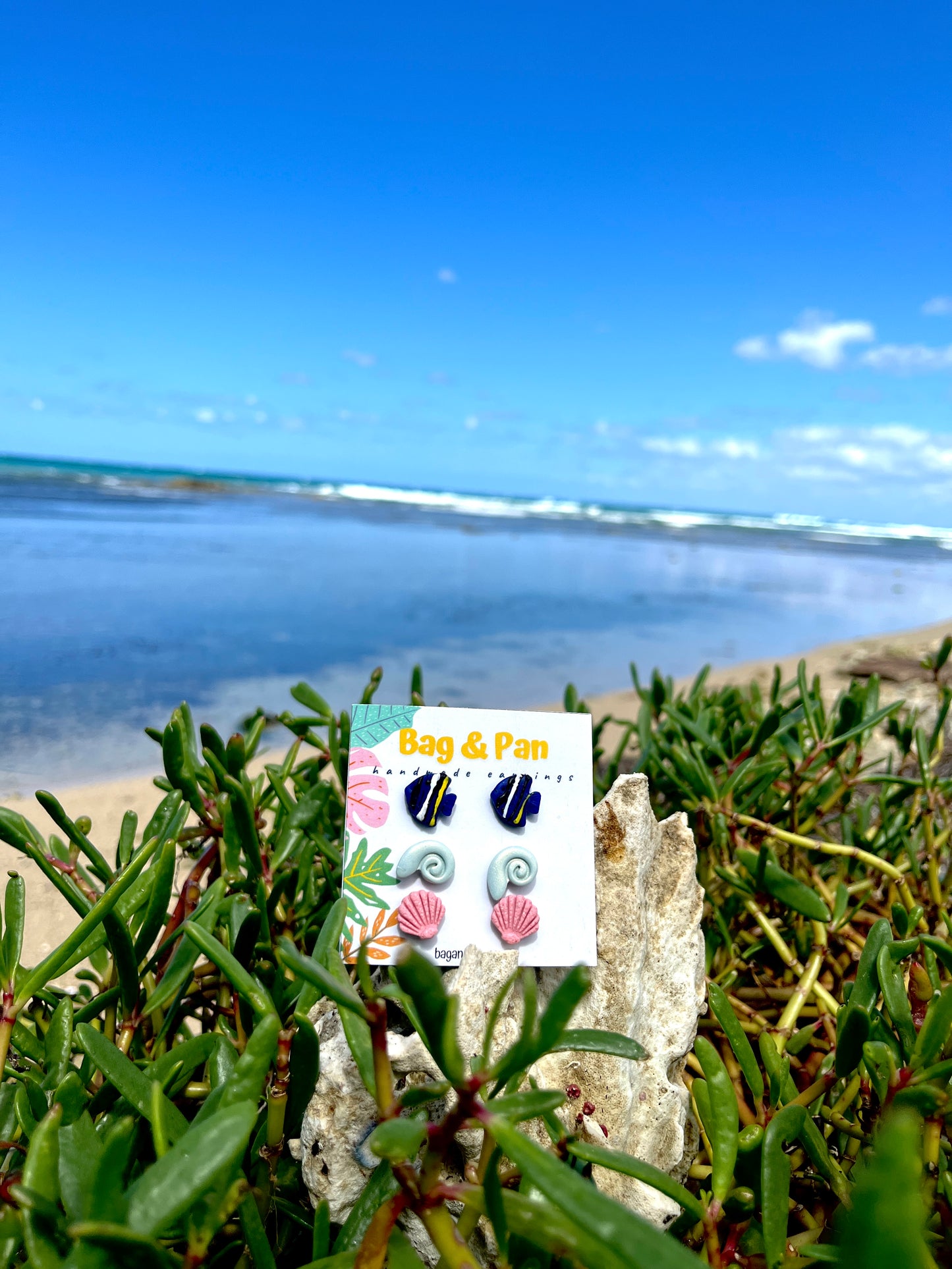 Under the Sea: Assorted Polymer Clay Earring Trio