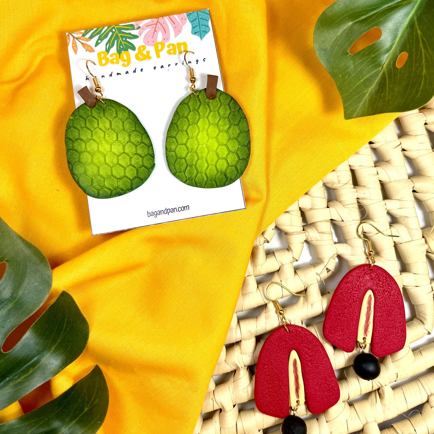 Carry Mi Ackee Polymer Clay Earrings