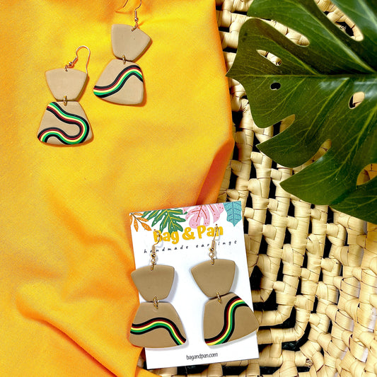 Soldiers of Jah Army Polymer Clay Earrings