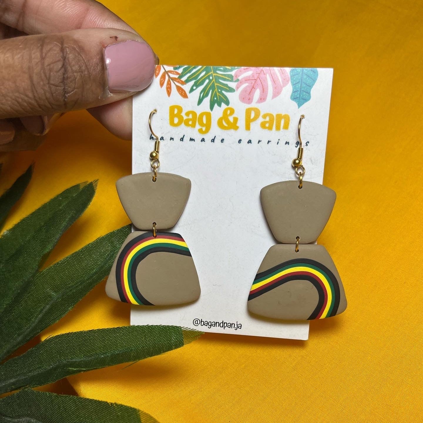 Soldiers of Jah Army Polymer Clay Earrings