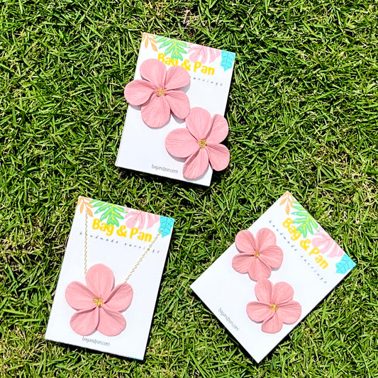 Petunia - Bold Statement Polymer Clay Flower Earrings