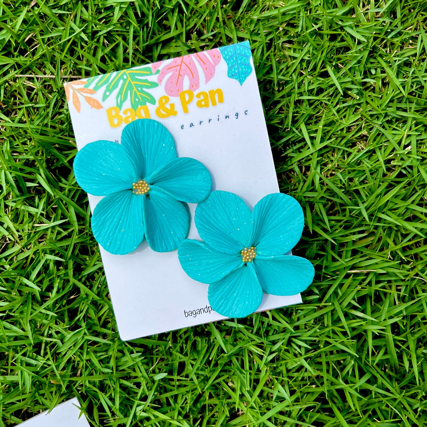 Petunia - Bold Statement Polymer Clay Flower Earrings
