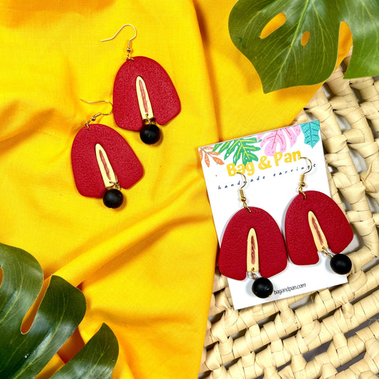 Carry Mi Ackee Polymer Clay Earrings